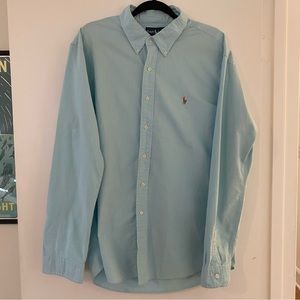 Ralph Lauren Light Blue Button Down | Cotton | XXL